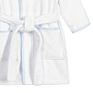 White Personalised Blue Trim Gingham Robe Robe Kids Terry Towelling Robes