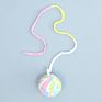Whole Funny Cat Chase Balls Toys Colorful Woolen Yarn Balls Built-In Bell for Cats Pets