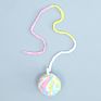 Whole Funny Cat Chase Balls Toys Colorful Woolen Yarn Balls Built-In Bell for Cats Pets