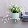 Wholesales White Metal Bicycle Designed Plant Pot Stand For