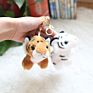 Wild Animal Tiger Plush Toy Keychain Stuffed Animal Keychain Toy Promotional Gift