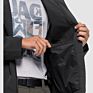Windbreaker Storm Jacket Men's Wear Windproof Stretch Fabric with Two Chest Pockets