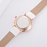 Wj-8372 White Ladies Leather Band Quartz Watch