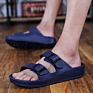 Women 2 Strap Waterproof Shoes Platform Strap Belt Buckle Sandals