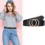 Women Belts for Jeans with Double O-Ring Buckle and Faux Leather for Woman