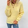 Women Cardigan Sweater Coat Solid Color Girls Sweater Long Sleeve Hoodie Pullovers Knitted Sweaters and Hoodies