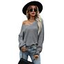 Women Casual Knitted Cardigan Sweater Solid Basic Fall Pullovers Long Sleeve V Neck Sweater