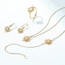 Women Gold Vermeil Created Jewellery Sun Star 925 Silver Synthetic Opal Ring