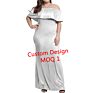 Women Maxi Dress Polynesian Hibiscus African Tribal Grey Pattern Dress Maxi Women Size plus Dress Night Women Wear