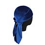 Women Men Plain Polyester Du Rags Turban Bigger and Thicker Plain Solid Velvet Durag Durags for Men