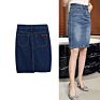 Women Skirts Short Tube Denim Half Skirt for Ladies