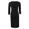 Women's Casual Maternity Bodycon Ruched Side Dress Short & 3/4 Sleeve for Daily Wearing/ Baby Shower