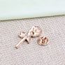Women's Feminist Motivational Female Pin Red Rose Flower Girl Power Enamel Lapel Pin