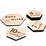 Wooden Baby Monthly Milestone Cards | Baby and Pregnancy Announcement