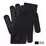 Wool Knitted Touch Screen Gloves Acceptable Couple Plush Thickened Cold Proof Warm Non-Slip Gloves