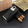 Xifei Modern Travel Leather Cigar Humidor Portable Black Humidors Cigar Cases