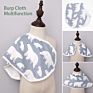 Yiwu Tongtu 2-Layers with Double Sides Reusable Boys and Girls Muslin Baby Burp Cloths