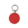 Ysure Saffiano Leather Gift Keychain, Circle Keyring,Leather Promotion Gift Keys Chain Holder