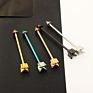 Yw 5Pc Arrow Customized 316L 14G Surgical Steel Frosted Industrial Barbell Earring Piercing Jewelry