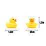 Yy0061 Baby Bath Toy Pato De Goma Novelty Place Float and Squeak Rubber Duck Ducky for Kids