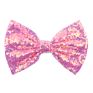 Larger 7" Messy Sequins Children Hair Bow without Clip Diy Hair Accessories for Girl Glitter Bow for Headband