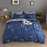 Luxury Printed Pillow Case Bed Sheet and Quilting Comforter Sets Quilt Bedding 4 Piece