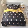 Luxury Printed Pillow Case Bed Sheet and Quilting Comforter Sets Quilt Bedding 4 Piece