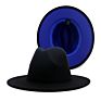 Polyester Cotton Vegan Material Two Tone 60 Colour Fedorahat Fedora Hat for Women Men Party Show Music Festival Dress