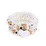 Yiwu Stylish Multi Leaves Glass Beaded Bracelet of Women Ethnic Style Lady's Charm Bracelets Jewelry
