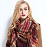 Newest Triangle Scarf for Women Plaid Shawl Cashmere Scarves Bufanda Blanket &Dropshipping