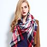 Newest Triangle Scarf for Women Plaid Shawl Cashmere Scarves Bufanda Blanket &Dropshipping