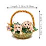 Qifu Small Jewelry Box Enamel Painting Variety of Styles Metal Jewelry Box