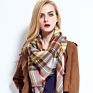 Newest Triangle Scarf for Women Plaid Shawl Cashmere Scarves Bufanda Blanket &Dropshipping