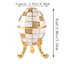 Qifu Small Jewelry Box Enamel Painting Variety of Styles Metal Jewelry Box