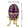 Qifu Small Jewelry Box Enamel Painting Variety of Styles Metal Jewelry Box