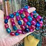 Luxury Feng Shui Rose Quartz Jade Stone Bead Bracelets Simple Men's Natural Gems Stone Healing Crystal Bracelet
