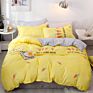 Luxury Printed Pillow Case Bed Sheet and Quilting Comforter Sets Quilt Bedding 4 Piece