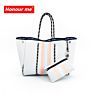 Neoprene Beach Tote Bag Women Shopping Bag Light and Soft Fabric Extra Large Capacity Eco-Friendly Single Shoulder Bag