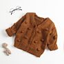 1-3Y Baby Girl Sweater Warm Child Ball in Hand down Sweater Cardigan Jacket Cardigan for Girl Girls Cardigan 0-3Y