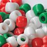 1000 Pcs Craft Diy Beads Set Plastic Rainbow Beads in Mix Colors Pony Beads for Bracelets Jewelry Making Diy Gift for Children