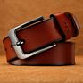 Grain Cowhide Leather Belt