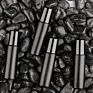 10 Ml Shipping Heavy Wall 10Ml Perfume Essential Oil Thick Frosted Color Matte Black Glass Roller Bottle with Roll on Ball