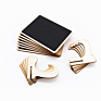 10 Pack Mini Chalkboards Signs with Easel Stand, Small Rectangle Chalkboards Blackboard