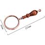 10 Times Wood Handle Reading Magnifying Glass Optical Glass Magnifier