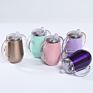 10Oz Kids Stainless Steel Sippy Water Bottle Insulated Double Wall Blank Baby Tumblers with Handles for Sublimation