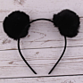 12Colors Headband with Rainbow Pom Poms Hair Band for Girls Hair Hoop Fur Ball Furry Ears Stylish and Easter Gift