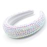 13 Multicolor 45Mm Wide Sponge Crystal Hair Bands Padded Hair Hoop Rhinestone Headbands for Girls Women