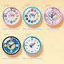 14 Inch Kids Colorful Cartoon Plastic Wall Clock for Educational Learning Time