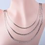 16-20 Inch 925 Sterling Silver Flat Carved Curb Cuban Link Chains Necklace for Women Men 2Mm-8Mm Width