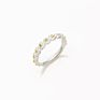 17Km Exquisite Daisy Flower Rings Adjustable Opening Ring Wedding Engagement Rings for Women Girls
